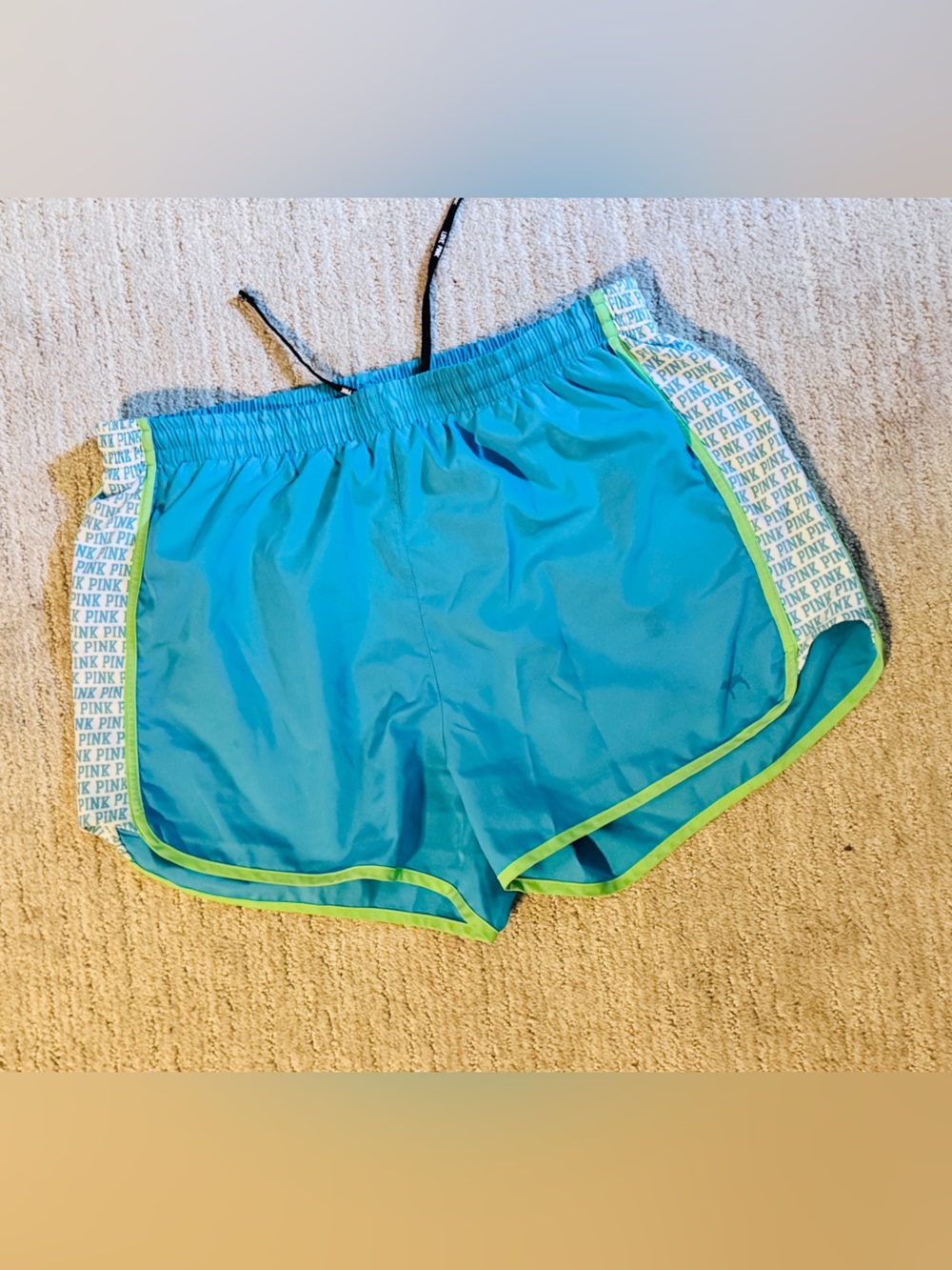 PINK Victoria's Secret Teal Blue Active Shorts